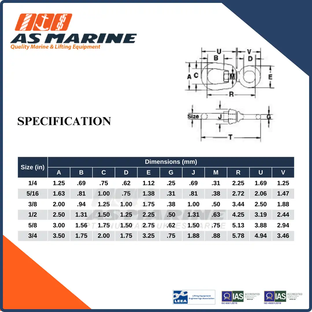 Specification Crosby USA G401